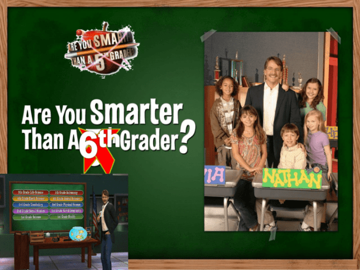 Are you smarter than a 7th grader