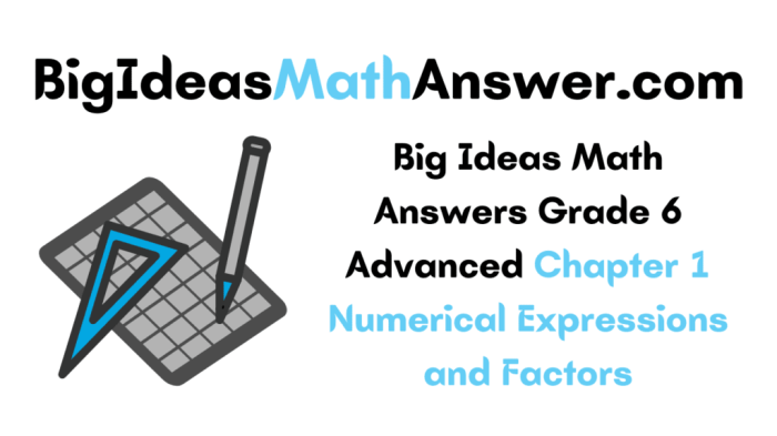 Big ideas math answers chapter 3