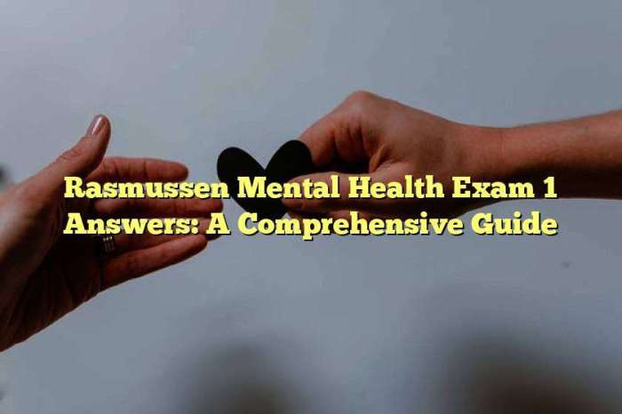 Rasmussen mental health exam 3