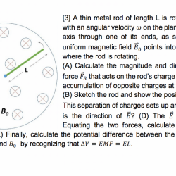 Two thin rods of length l are rotating